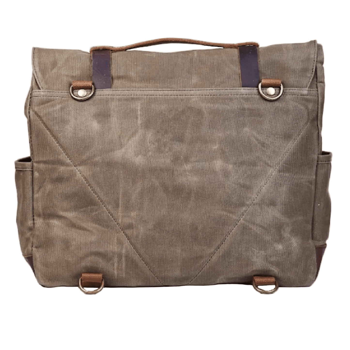 Savile Speed Waxed Cotton Pannier Retro Motorcycle Bag - Savile Speed Co.