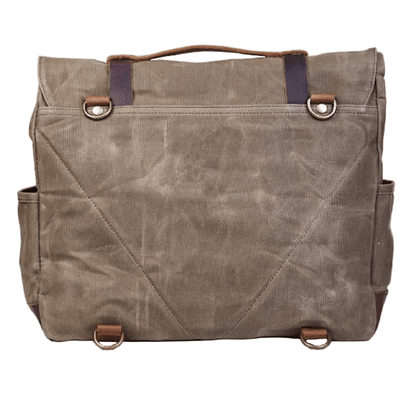 Savile Speed Waxed Cotton Pannier Retro Motorcycle Bag - Savile Speed Co.