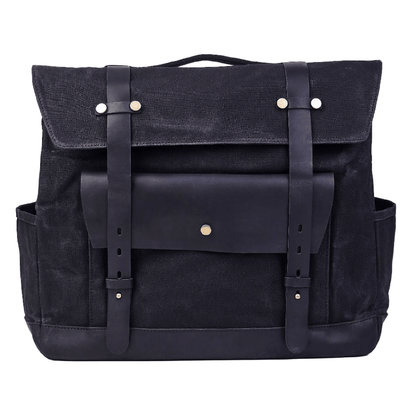 Savile Speed Waxed Cotton Pannier Retro Motorcycle Bag - Savile Speed Co.