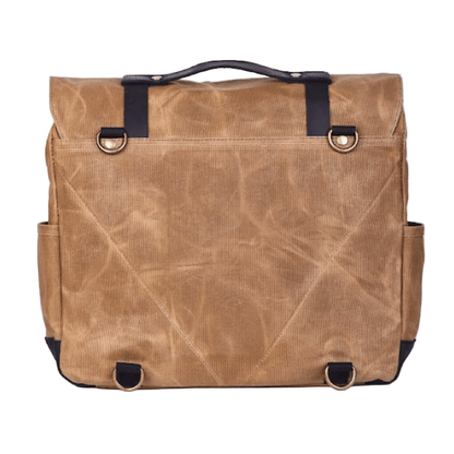 Savile Speed Waxed Cotton Pannier Retro Motorcycle Bag - Savile Speed Co.