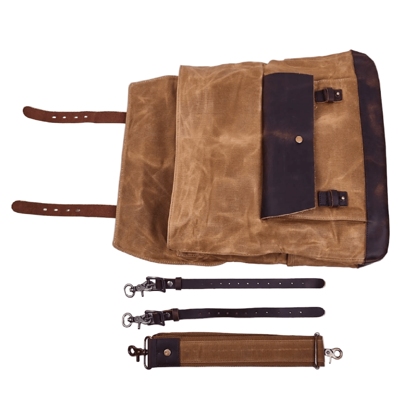 Savile Speed Waxed Cotton Pannier Retro Motorcycle Bag - Savile Speed Co.