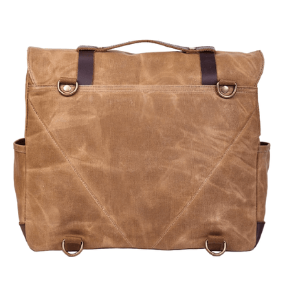 Savile Speed Waxed Cotton Pannier Retro Motorcycle Bag - Savile Speed Co.