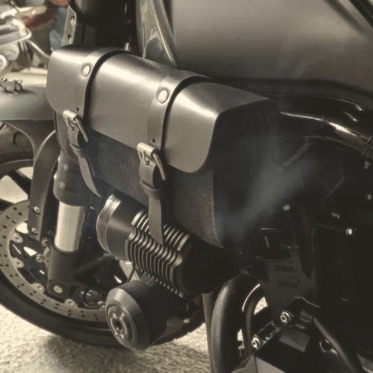 Savile Speed Waxed Cotton Retro Motorcycle Tool Bag Utility Bag - Savile Speed Co.