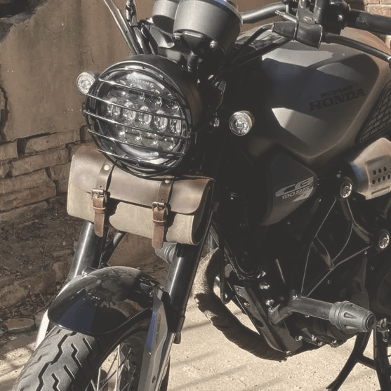 Savile Speed Waxed Cotton Retro Motorcycle Tool Bag Utility Bag - Savile Speed Co.