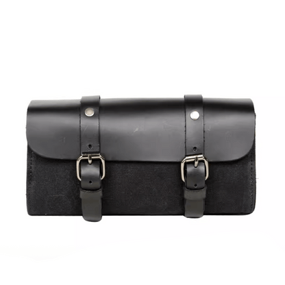 Savile Speed Waxed Cotton Retro Motorcycle Tool Bag Utility Bag - Savile Speed Co.