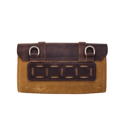 Savile Speed waxed cotton tool bag – retro motorcycle utility bag – vintage moto style – Savile Speed Co.