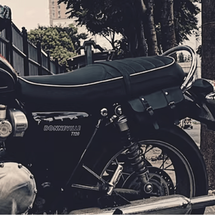 Savile Speed Waxed Cotton Retro Motorcycle Tool Bag Utility Bag - Savile Speed Co.