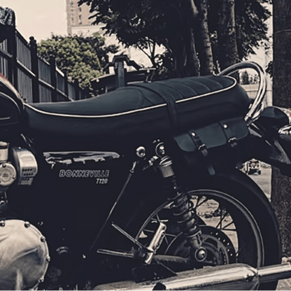 Savile Speed Waxed Cotton Retro Motorcycle Tool Bag Utility Bag - Savile Speed Co.