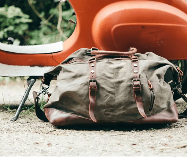 Savile Speed Waxed Cotton Traveling Duffle Bag - Savile Speed Co.