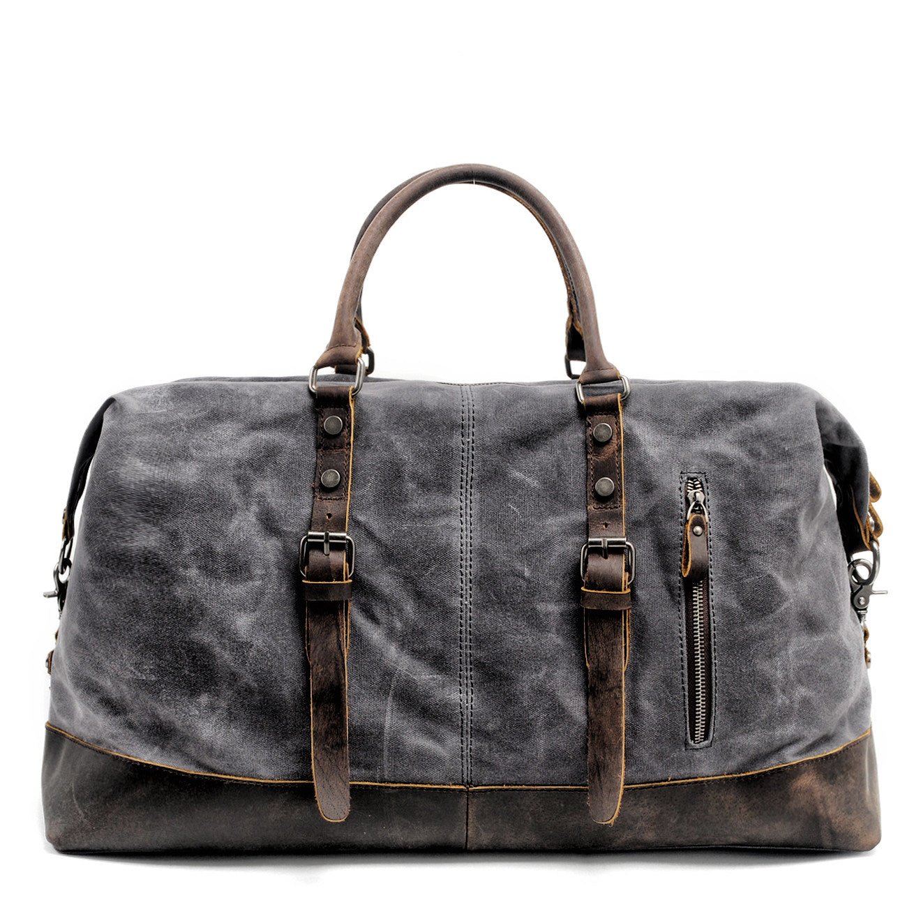 Savile Speed Waxed Cotton Traveling Duffle Bag - Savile Speed Co.