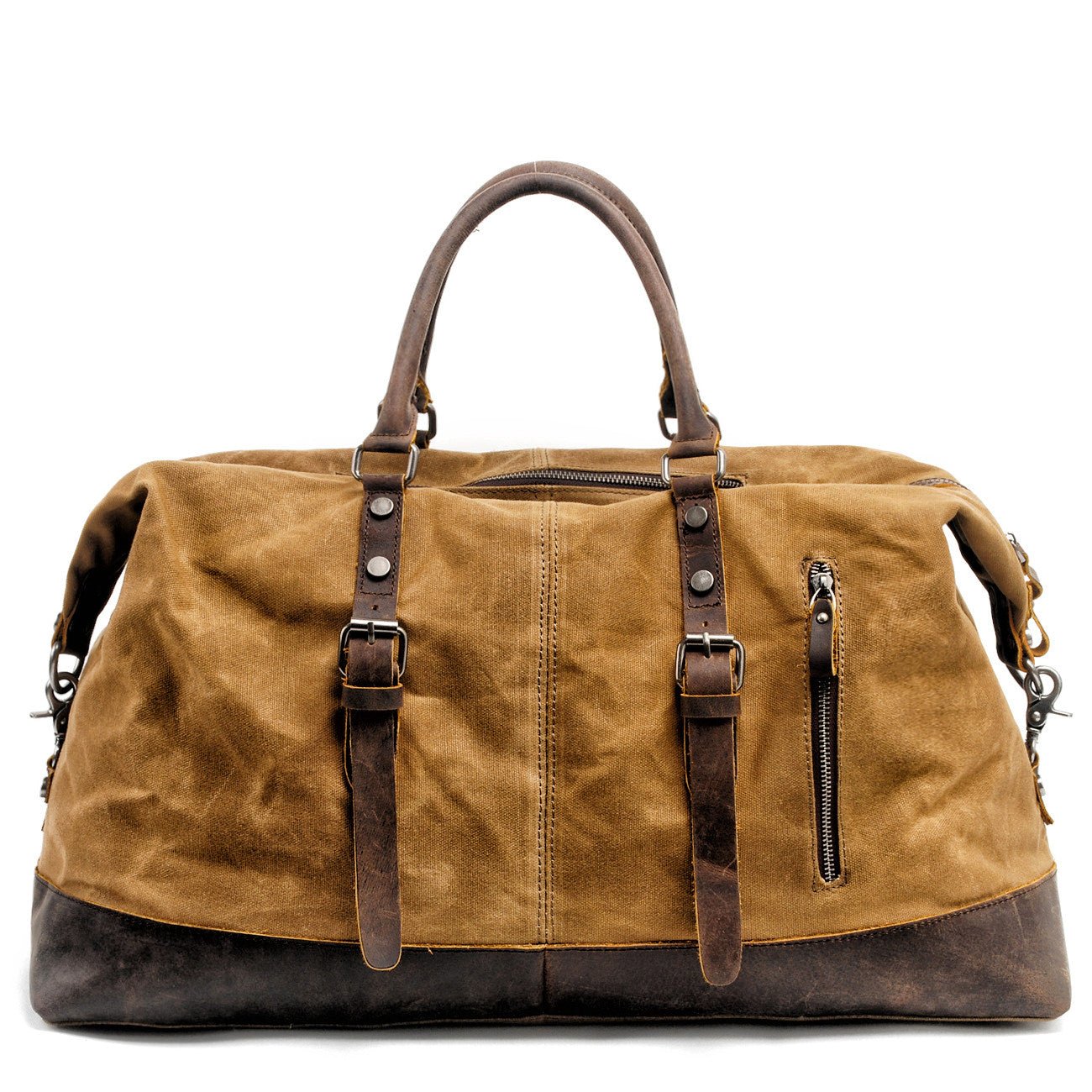 Savile Speed Waxed Cotton Traveling Duffle Bag - Savile Speed Co.