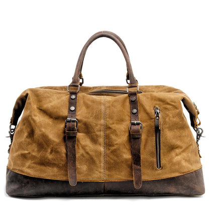 Savile Speed Waxed Cotton Traveling Duffle Bag - Savile Speed Co.