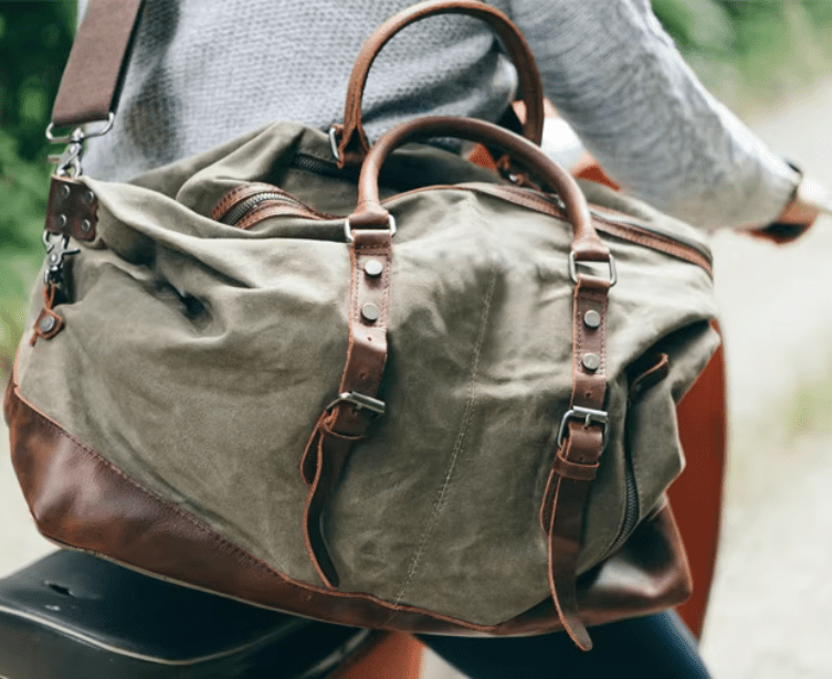 Savile Speed Waxed Cotton Traveling Duffle Bag - Savile Speed Co.