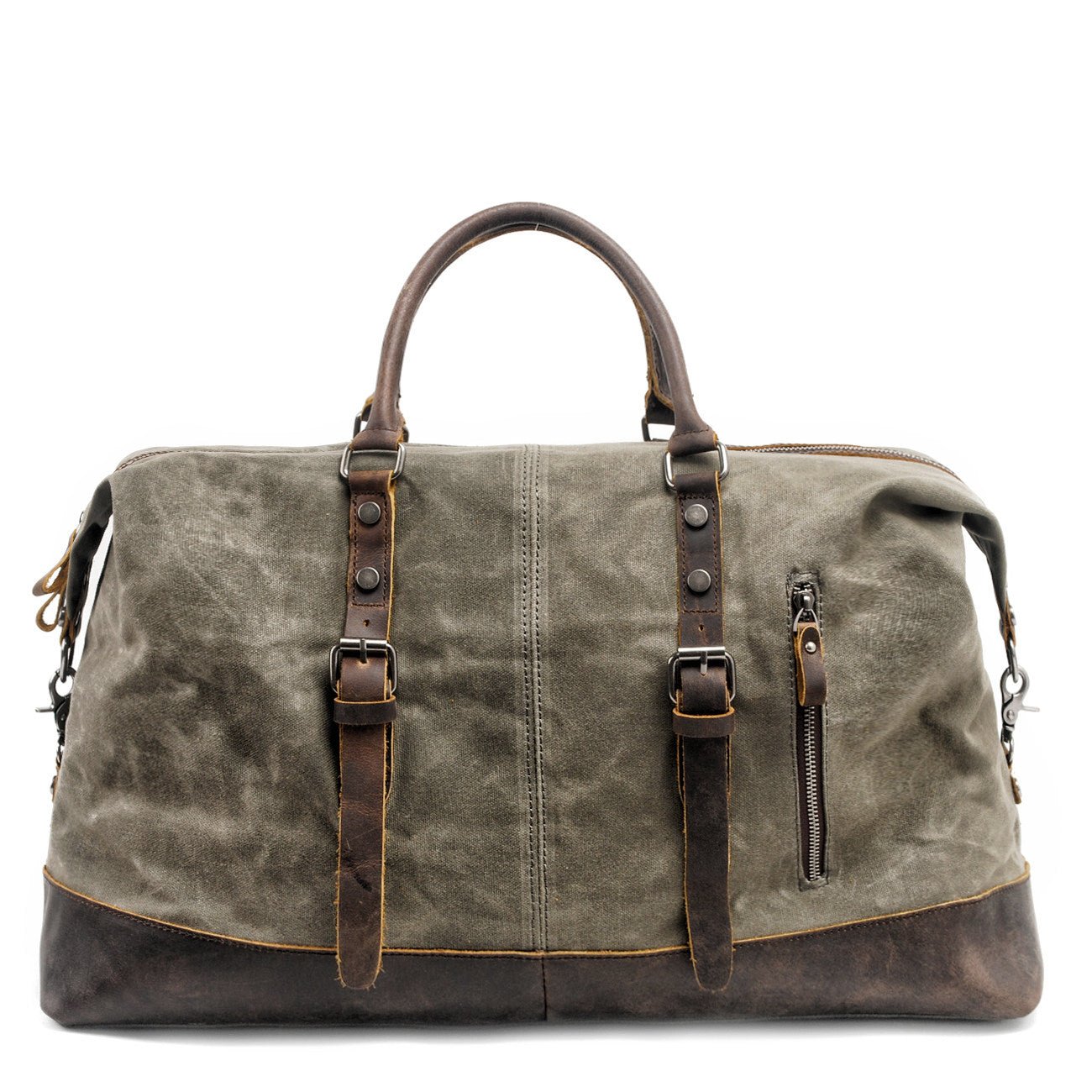 Savile Speed Waxed Cotton Traveling Duffle Bag - Savile Speed Co.