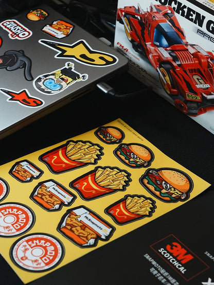 SNAPMOTO | 3M Original Motorcycle Waterproof Stickers - Savile Speed Co.