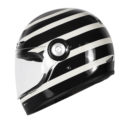 TORC Newport T1 Retro Motorcycle Helmet Carbon Series DOT/ECE - Savile Speed Co.