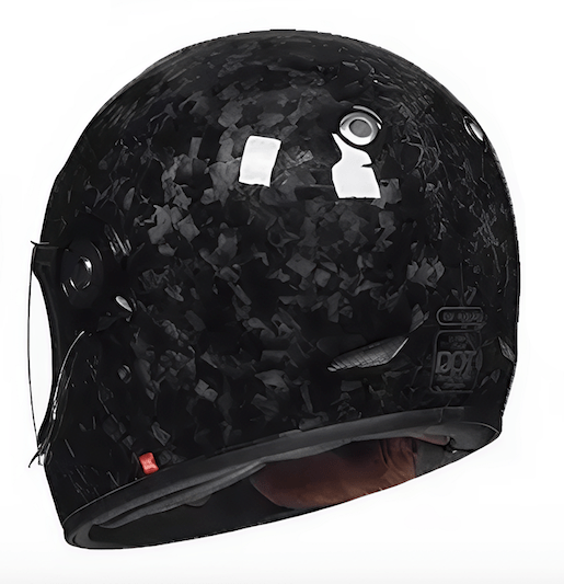 TORC Newport T1 Retro Motorcycle Helmet Carbon Series DOT/ECE - Savile Speed Co.