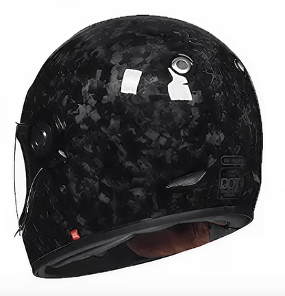 TORC Newport T1 Retro Motorcycle Helmet Carbon Series DOT/ECE - Savile Speed Co.