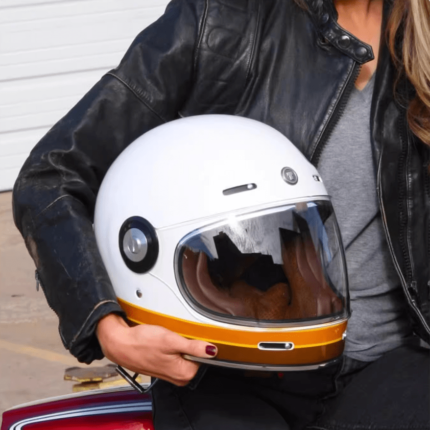 TORC Newport T1 Retro Motorcycle Helmet DOT/ECE - Savile Speed Co.