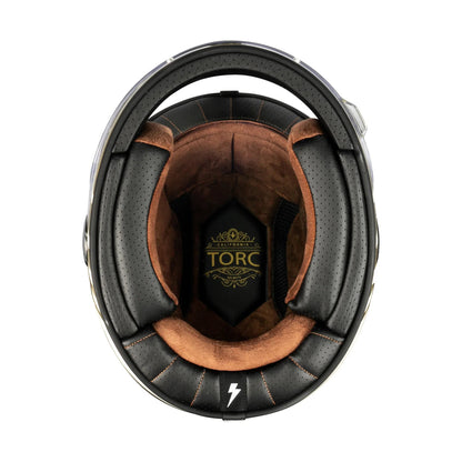 TORC Newport T1 Retro Motorcycle Helmet DOT/ECE - Savile Speed Co.