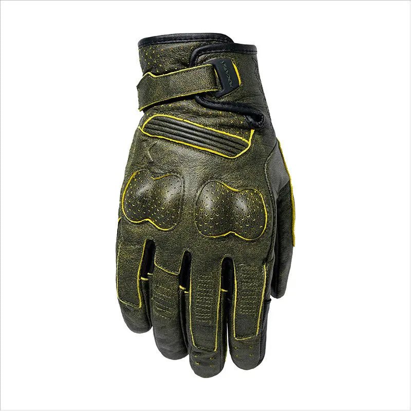 VXW Leather Retro Motorcycle Gloves - Savile Speed Co.