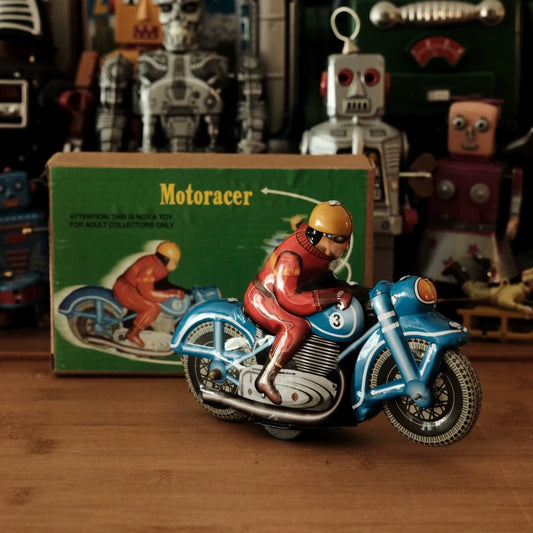 Pass Happiness Handmade Cafe Racer Wind-up Toy